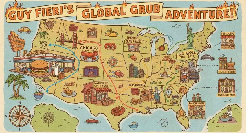 list of places guy fieri has visited