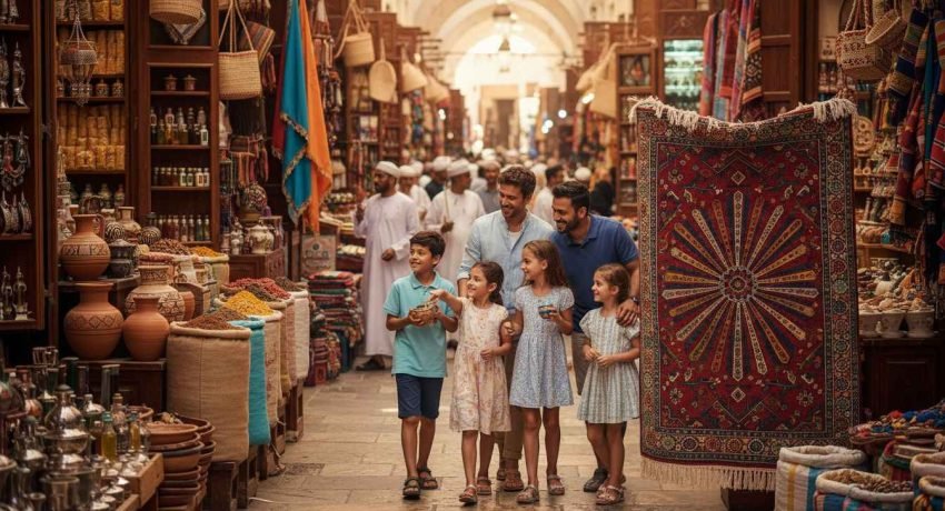 places to visit in muscat with family